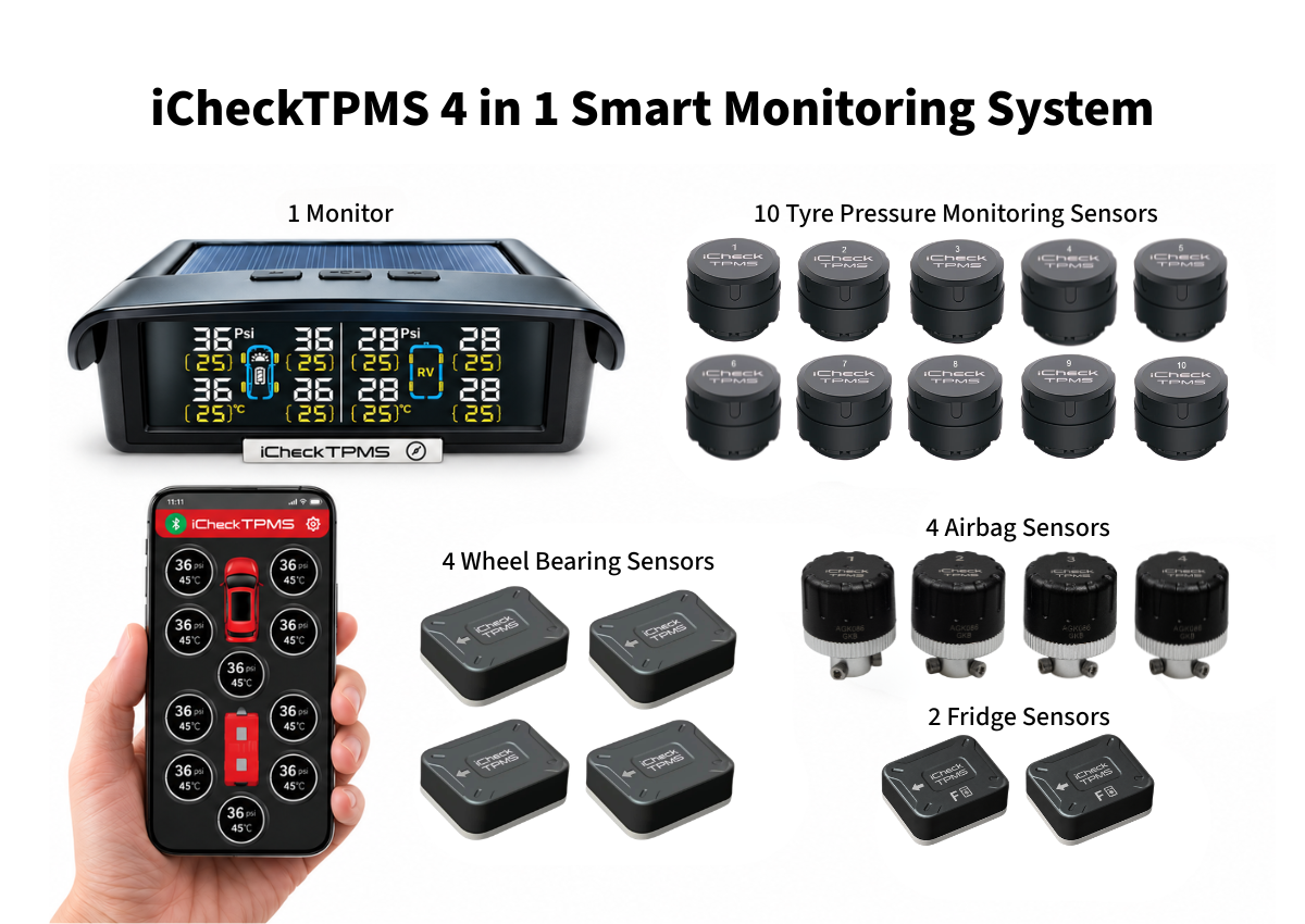iCheckTPMS Smart Monitor app view