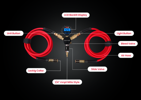 iCheckTPMS Twin two hose layout