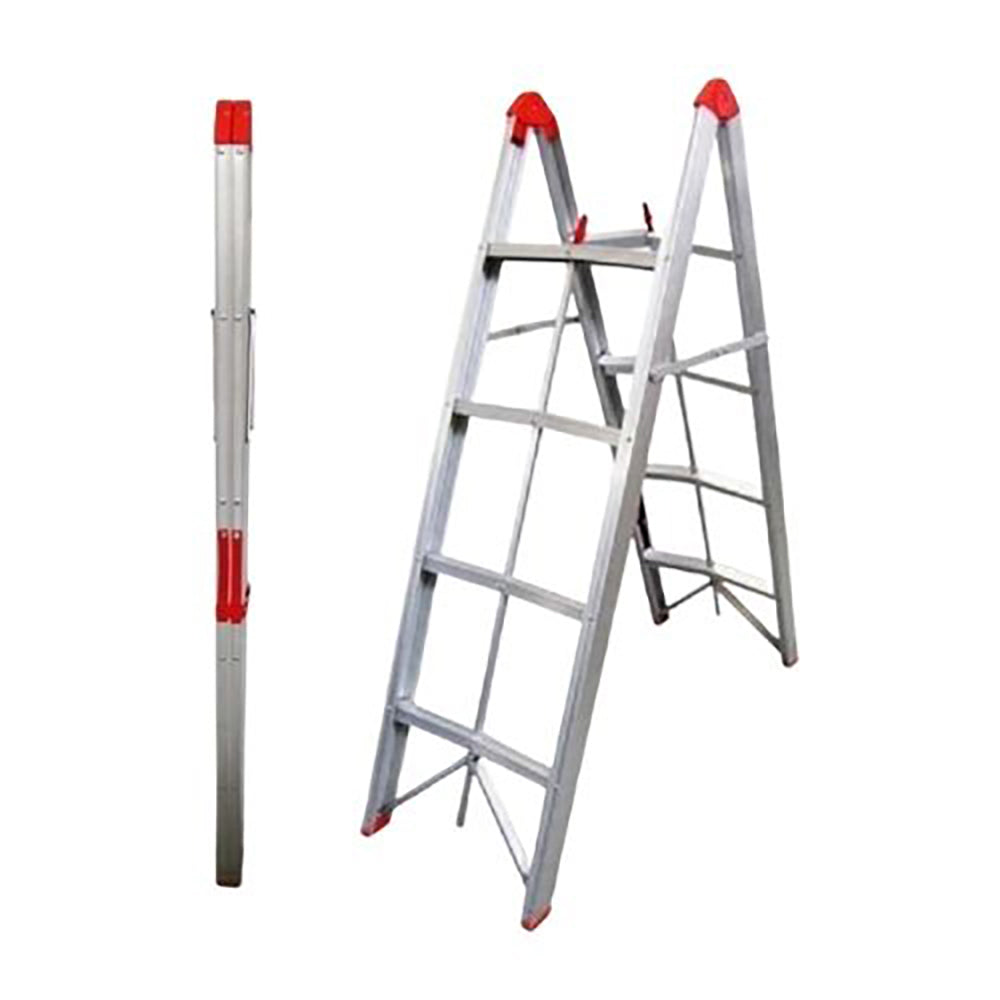 4-Step Aluminium Collapsible Step Ladder – CaravanMods.com.au