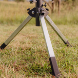 BBQARM tripod base and adjustable legs