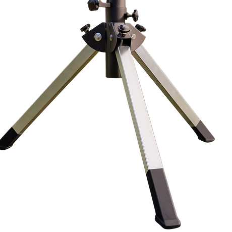 BBQARM tripod for Starlink RV Pole with legs spread
