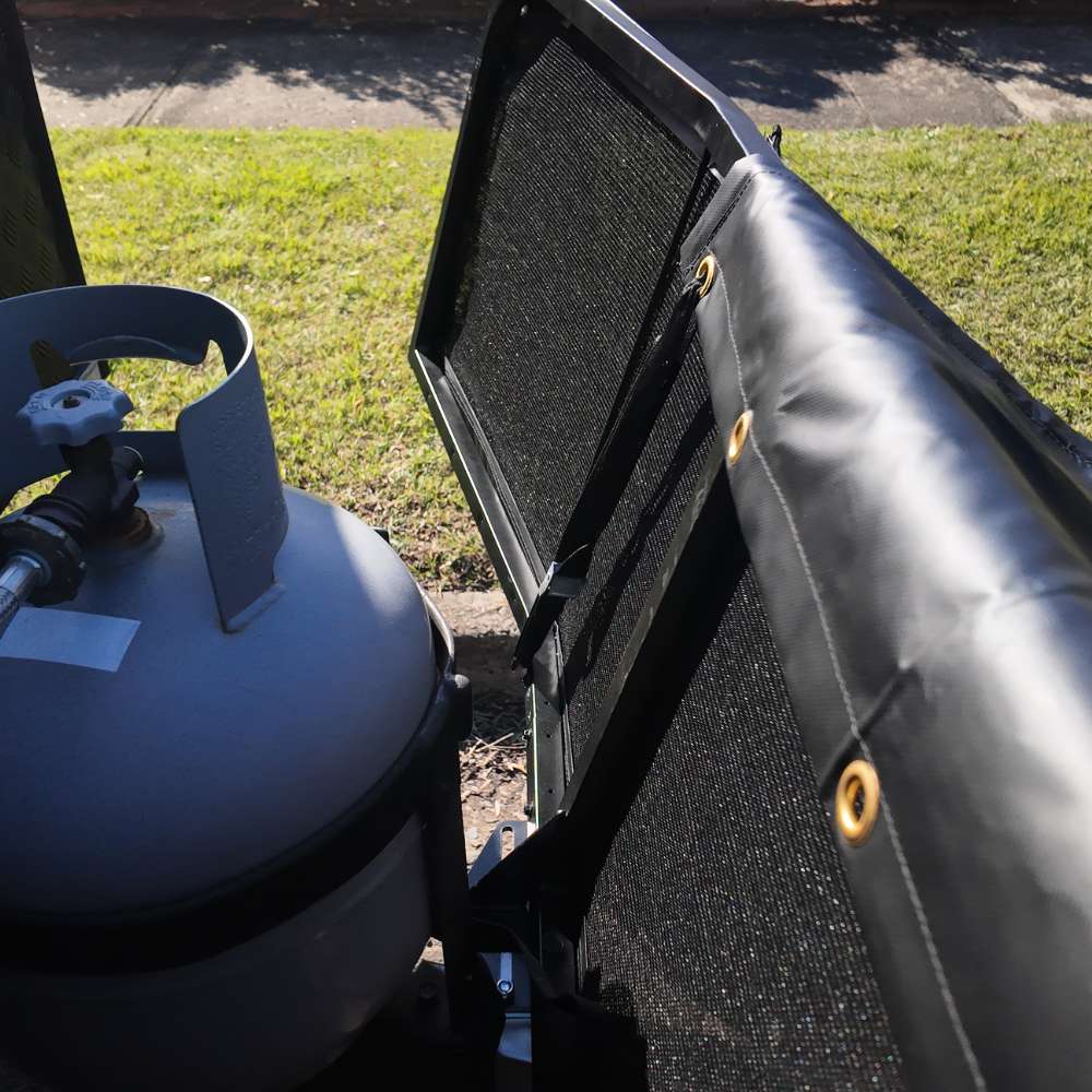 Stone Guard Compatible Caravan Drawbar Hitch Cover