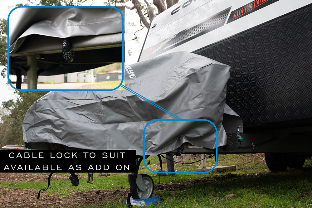 Caravan Drawbar Hitch Cover