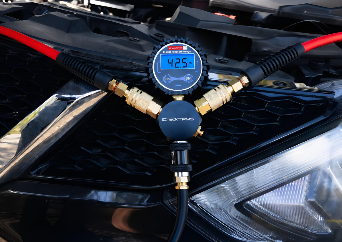 iCheckTPMS Twin digital gauge lifestyle