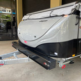 Square Caravan Pole Carrier Aluminium