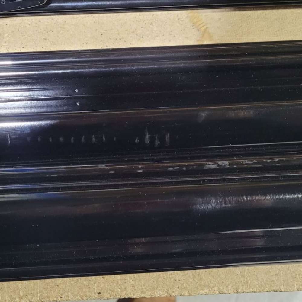 Large Supex Black Caravan Awning Secura Bar Anti Flap Kit - FACTORY SECOND