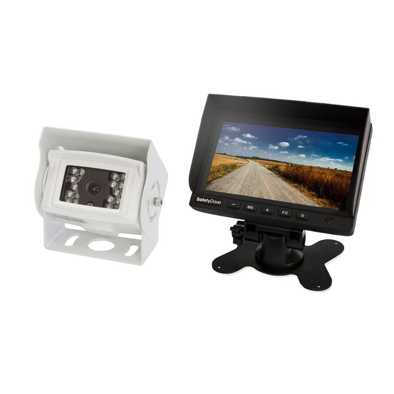 Safety Dave AHD Single Square Camera Kit w/ 6" Dash Monitor