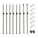Standard Pole Set Up For Camper Trailer Bed End Flys