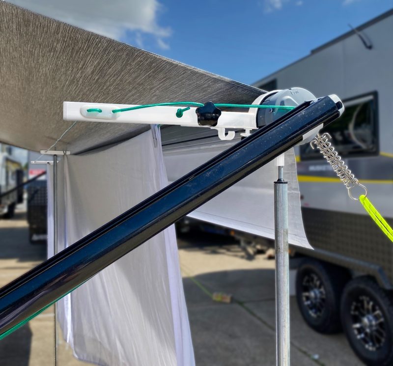 All-In-One Caravan Awning Clothesline