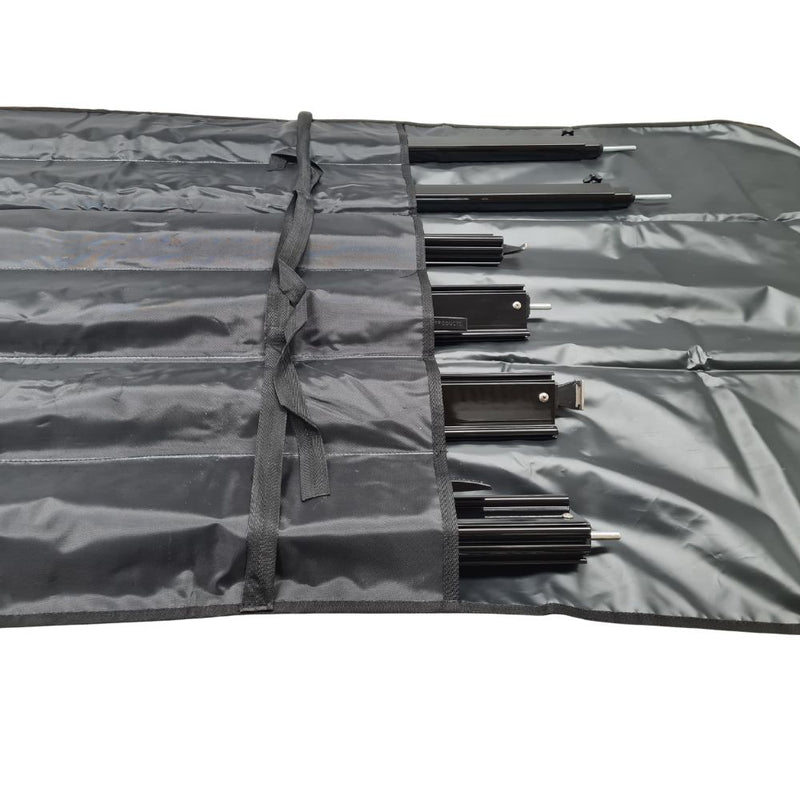 Black Caravan Anti Flap Kit Bundle with Storage Bag and Rafters