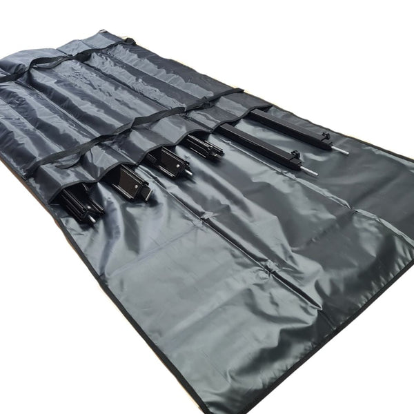 Black Caravan Anti Flap Kit with Storage Bag and Two Rafters