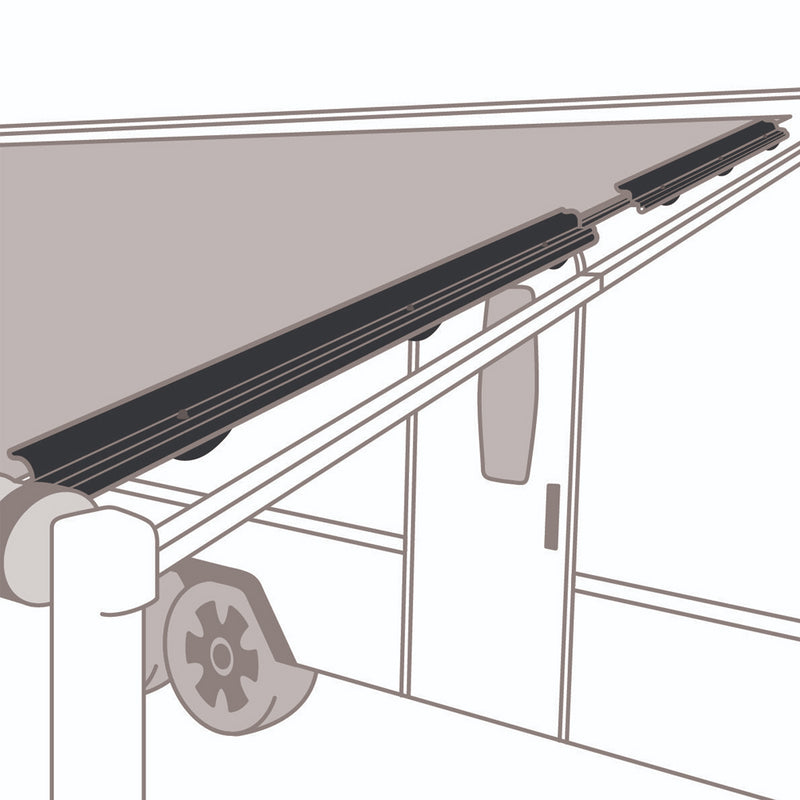 Supex Black Caravan Awning Secura Bar Anti Flap Kit