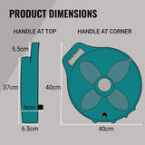 Flat Out Drinking Water Hose and Teal Mult-Reel with 2.5m Hose Extension