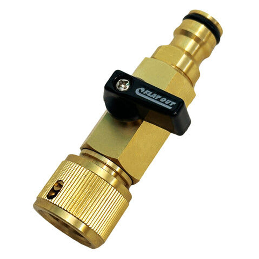 Flat Out Snap on Shut-off Valve
