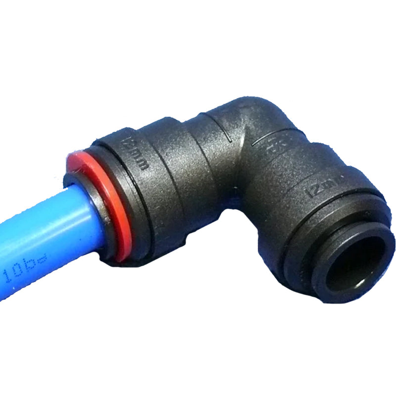 John Guest Plastic 12mm Elbow Connector