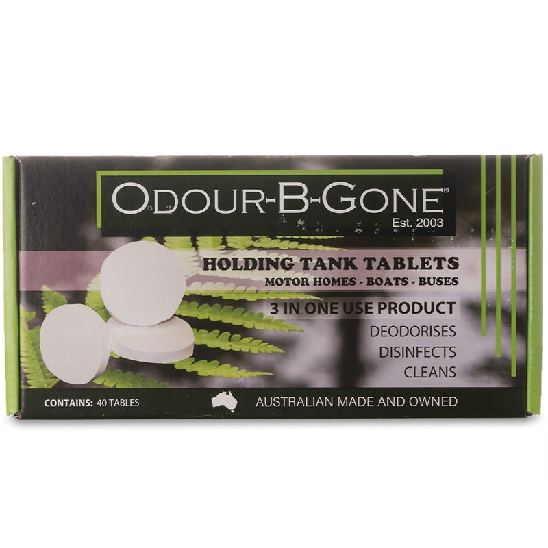 Odour B Gone RV Toilet Holding Tank Tablets Pack of 40