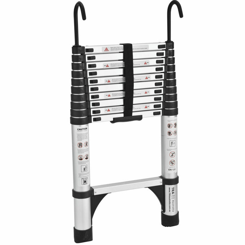 Portable Telescopic Ladder 3.2m with Hooks