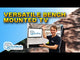 Bench Mounted TV Mount for Camper Trailers
