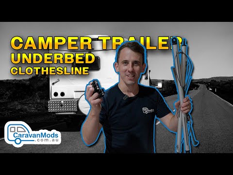 Underbed Clothesline - to suit Camper Trailers