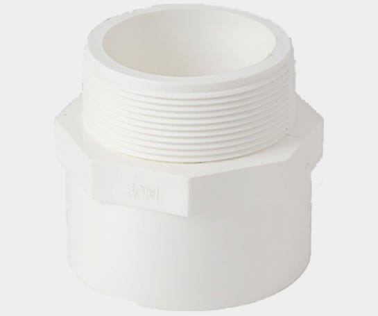 40mm PVC to 40mm (1 1/2") Threaded Adapter