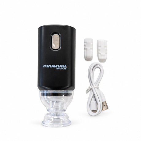 Promore Products Portable Vacuum Sealer with 2 sealing clips and USB-C cable
