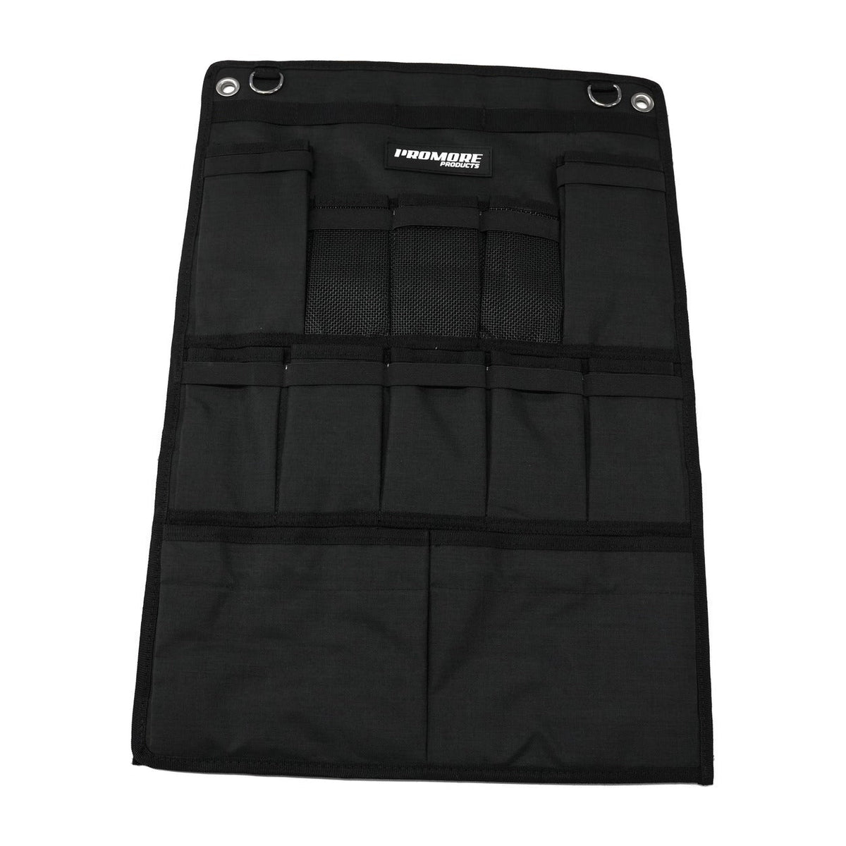 Promore Products Upright Fridge Organiser Large laid flat showing its 12 pockets