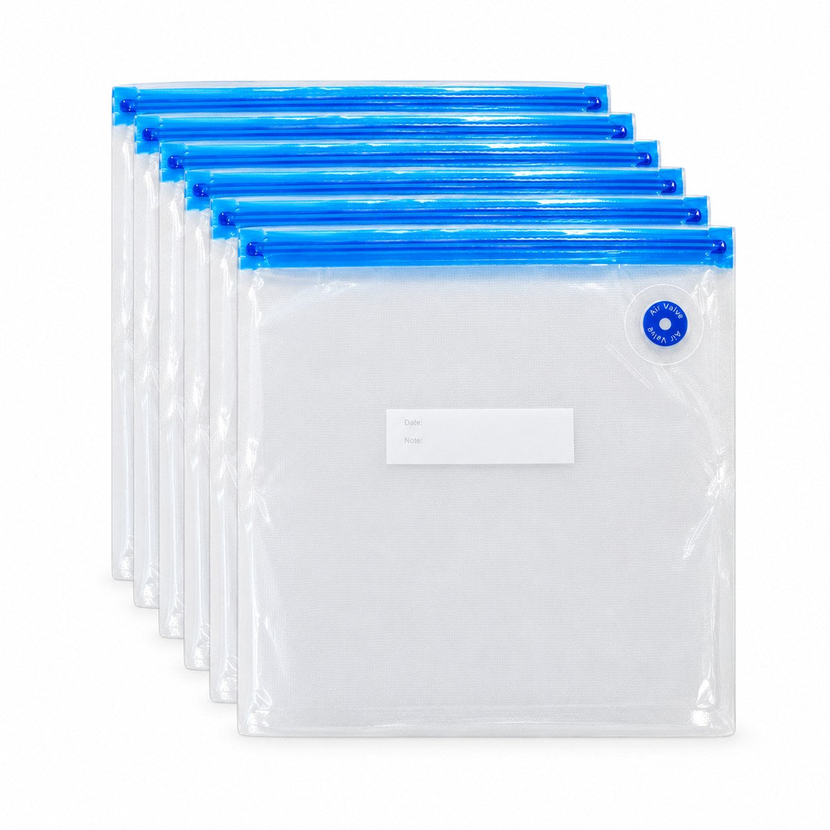 Promore Products resealable vacuum bags, XL pack of 6 (30 x 34 cm)