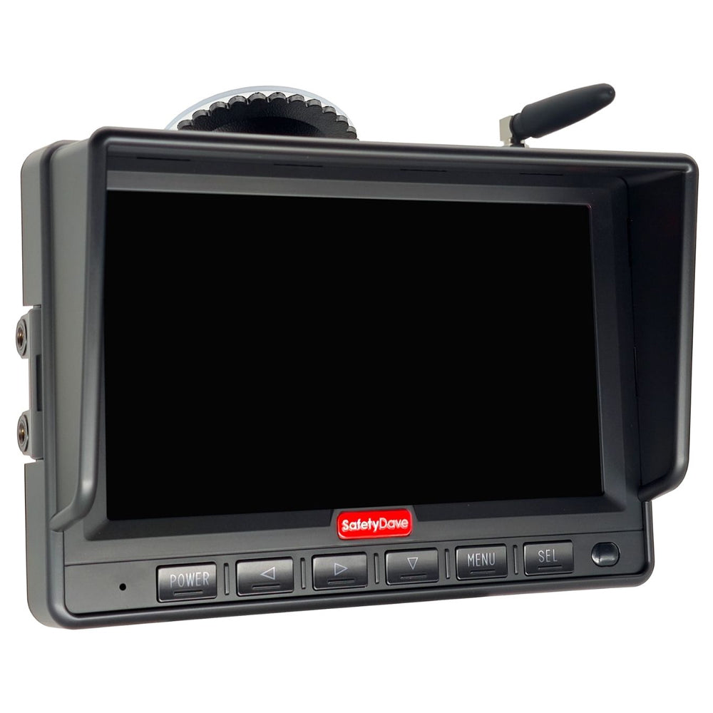 Safety Dave AHD 120/45 Degree Wireless Rear Vision Dual Camera with Dash Monitor