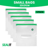 Small Bags - 5 Bags to suit SEAL IT Vacuum Sealer