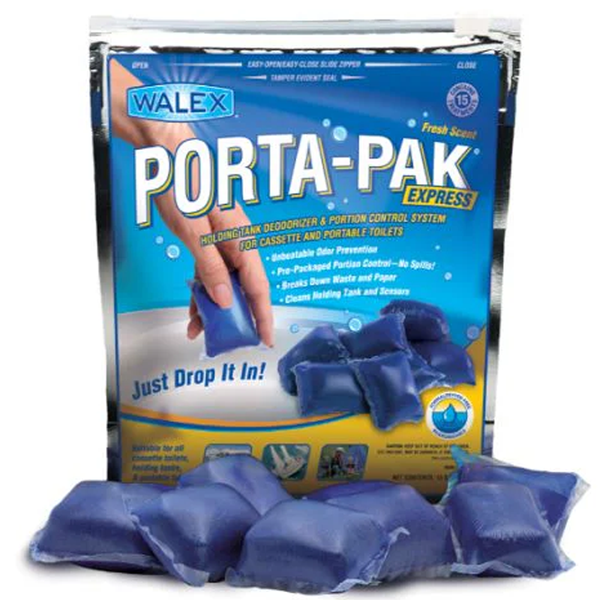 Walex Porta-Pak Express Blue Soluble Sachets Pack of 15