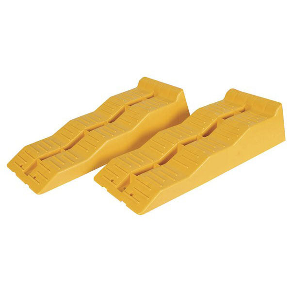 Yellow - Three Stage Levelling Ramps & Chocks