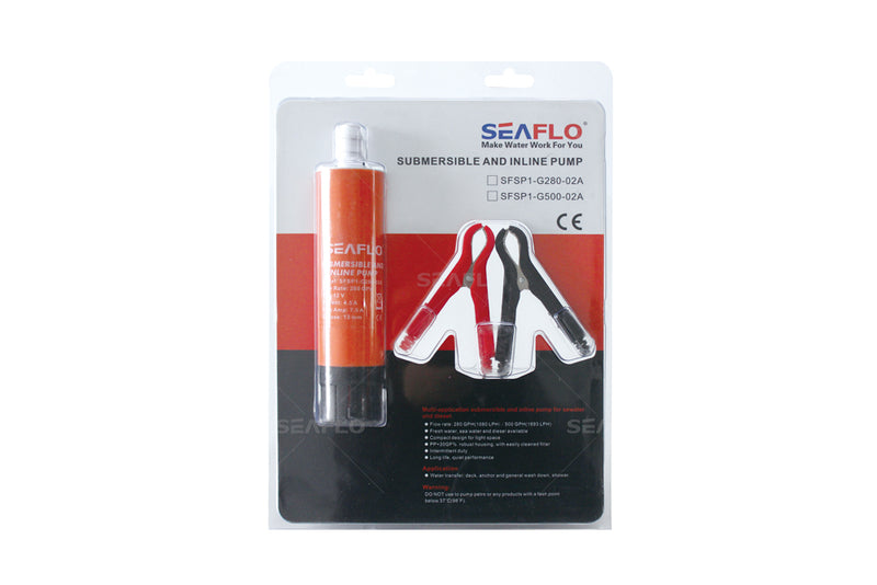 SeaFlo Submersible and In-Line Pump - 500GPH