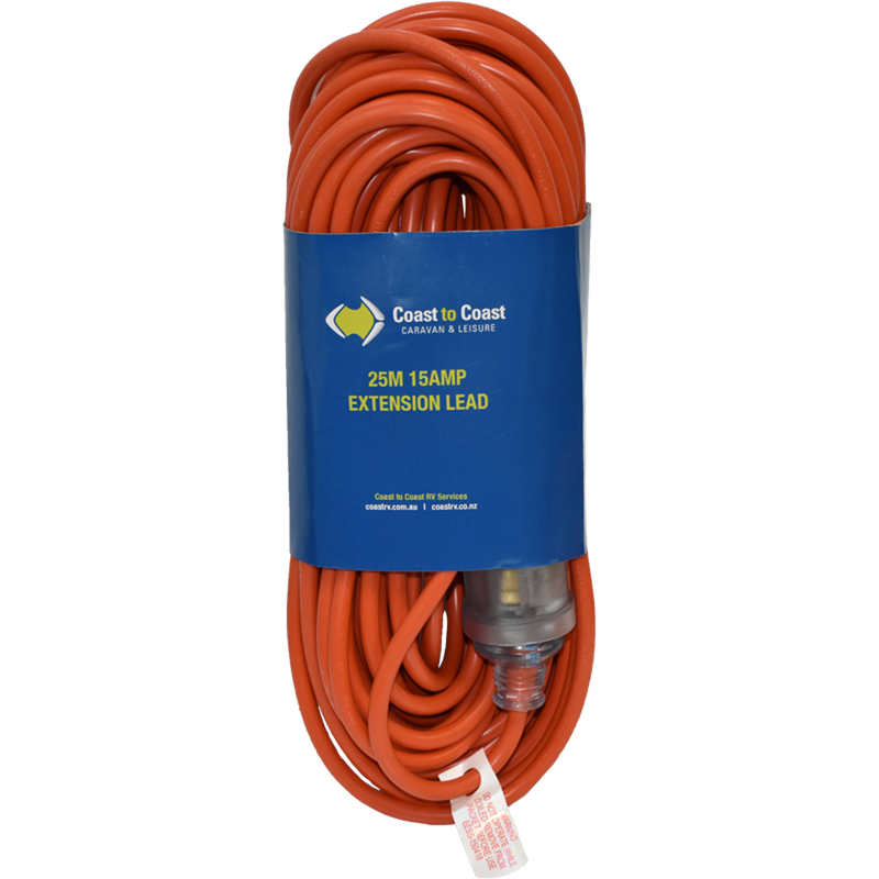 Extension Lead 25M 15A - LED Equipped