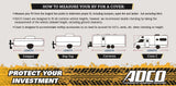 Camper Trailer Cover Fits Camper 10'-12' - 3.0-3.7m