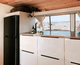 Bushman DC190L 12/24v Upright Fridge/Freezer 190L Black