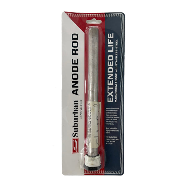 Anode Rod - Genuine Suburban Extended Life Magnesium Anode - Fits All Suburban