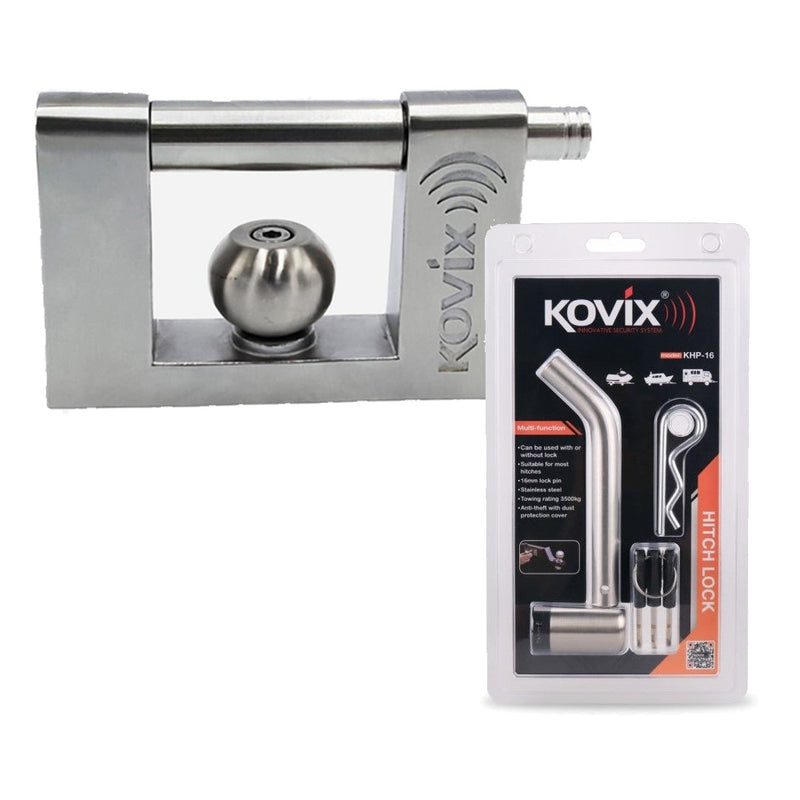 Kovix Trailer Alarmed Lock & Hitch Pin Lock Combo