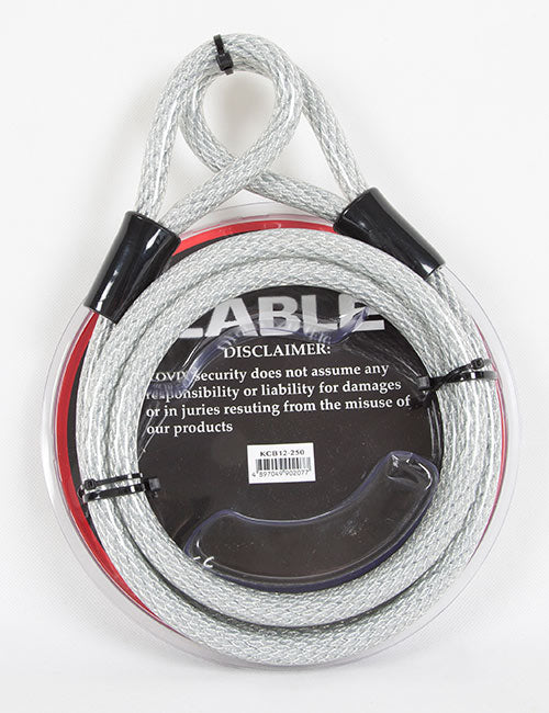 Kovix 12mm Braided Steel Cable 2.5m