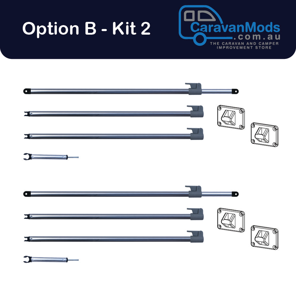 Bed Fly Conversion Kit - Option B: Hot Swappable Pole Kit