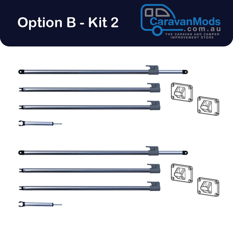 Bed Fly Conversion Kit - Option B: Hot Swappable Pole Kit